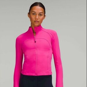 Lululemon Nulu Cropped Define Jacket in Sonic Pink